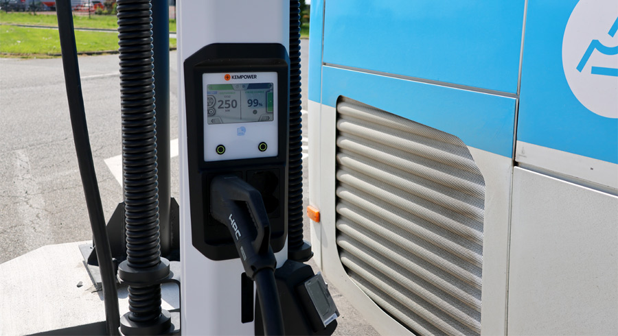 Borne de recharge 250 kW Kempower