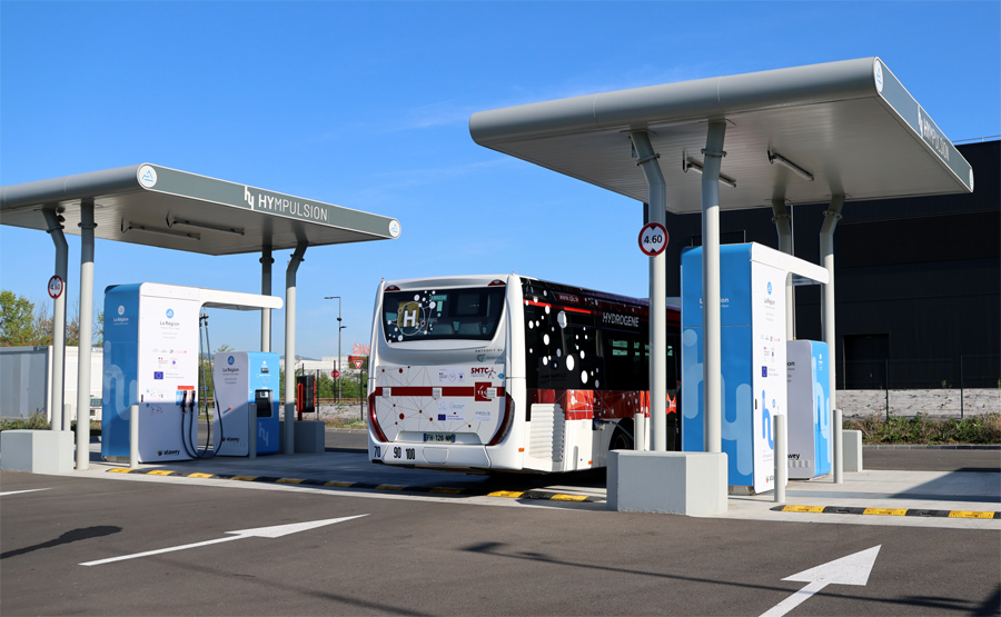 Recharge en hydrogène à Cournon-d'Auvergne