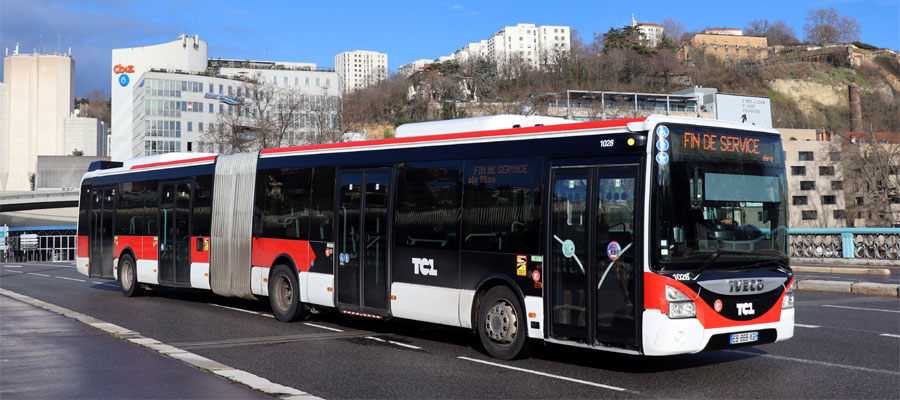 Autobus TCL à Lyon