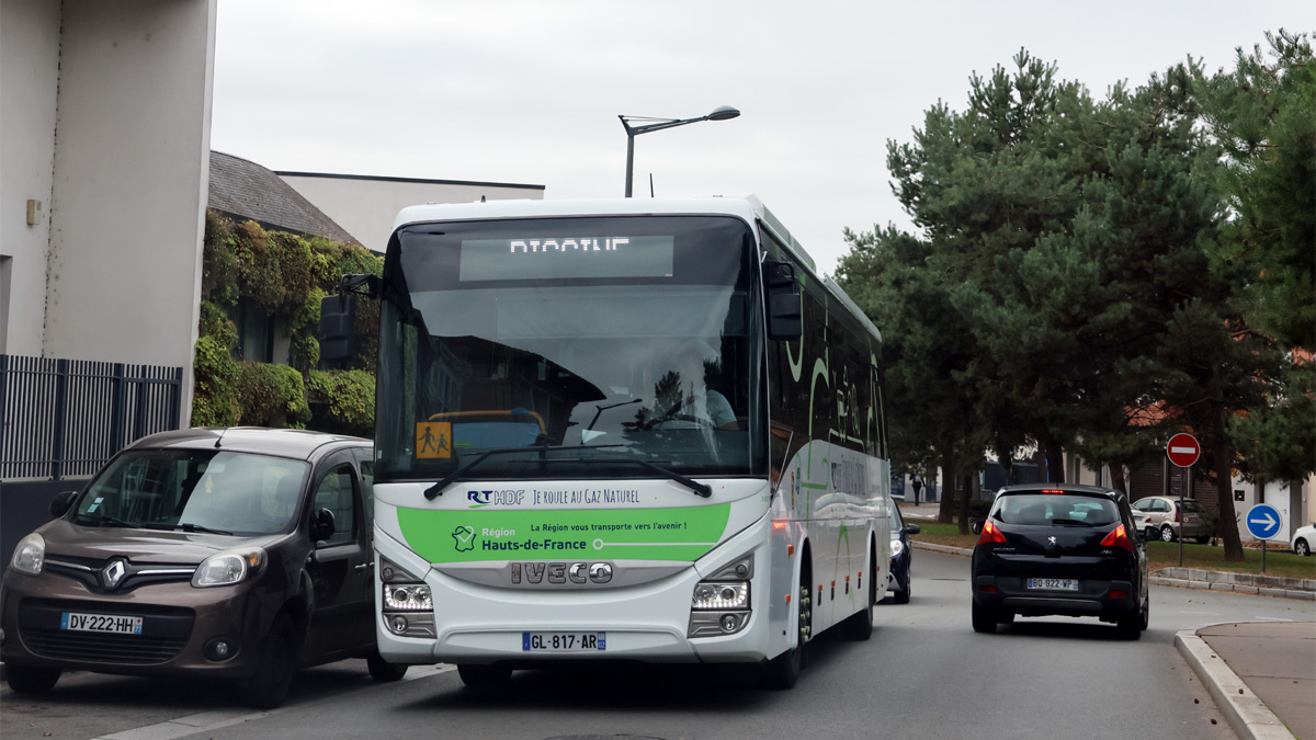Autocar de la RRTHDF : Je roule au gaz naturel