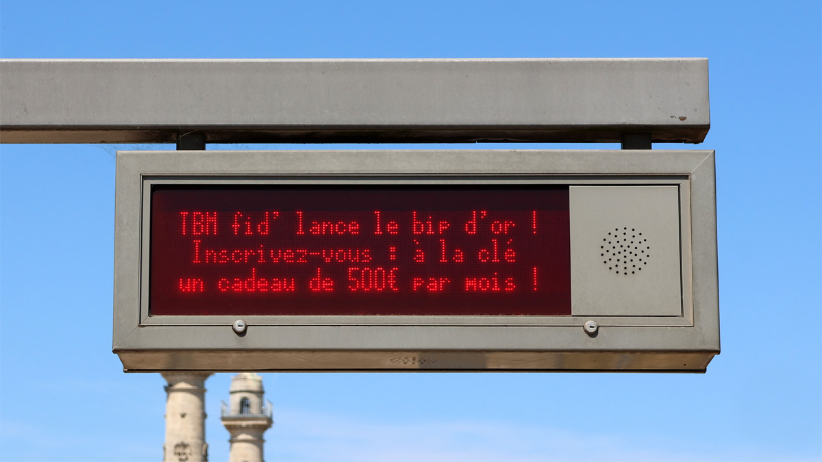 Message de promotion du bip d'Or