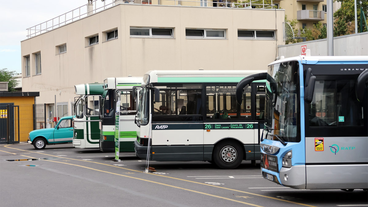 Des bus d'hier et d'aujourd'hui seront visibles lors des Journées européennes du patrimoine