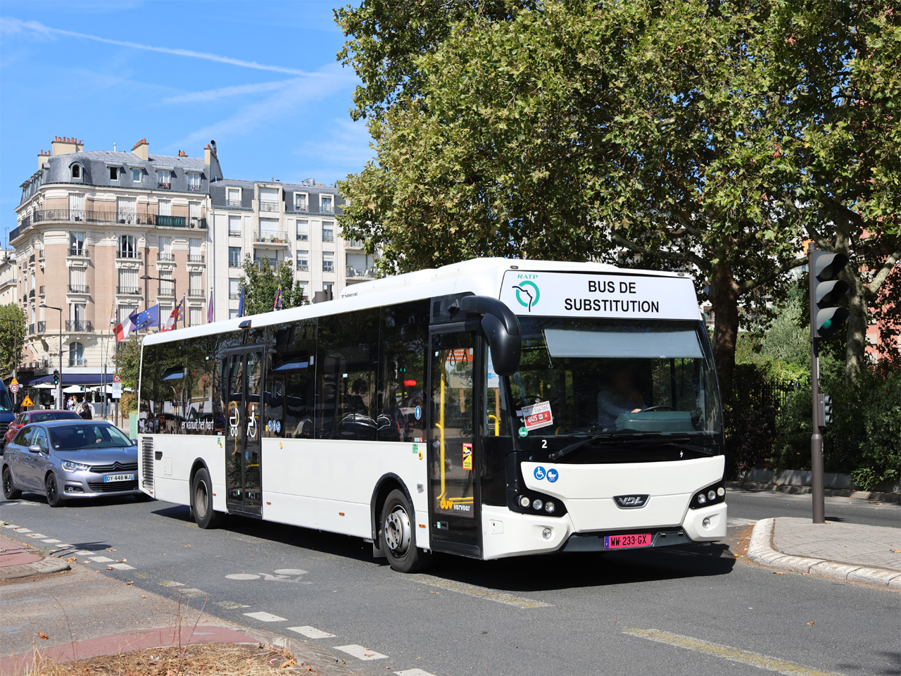 VDL Citea LLE - bus de substitution RATP