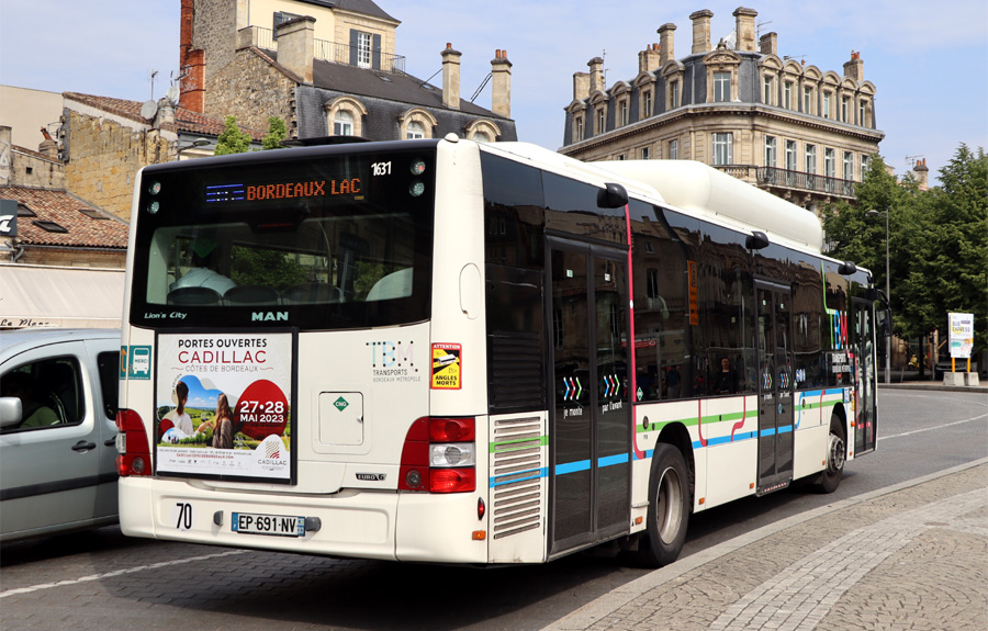 MAN Lion's City CNG à Bordeaux