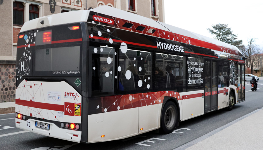 Solaris Urbino 12 hydrogen à Clermont-Ferrand