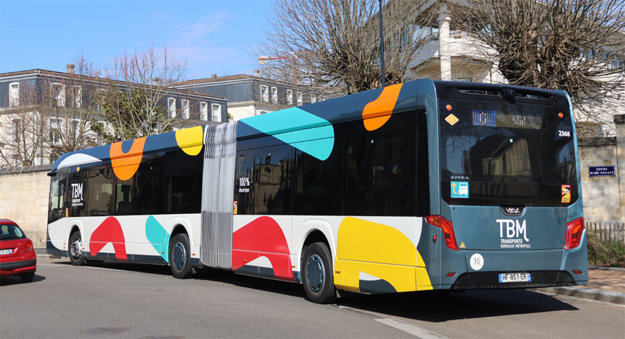 VDL Citea Electric TBM circulant sur la ligne G