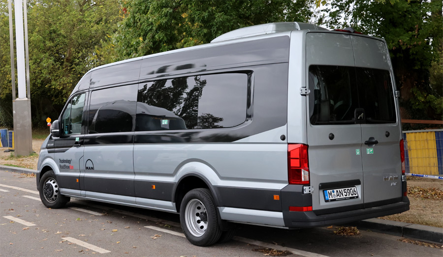 MAN TGE : vue arrière