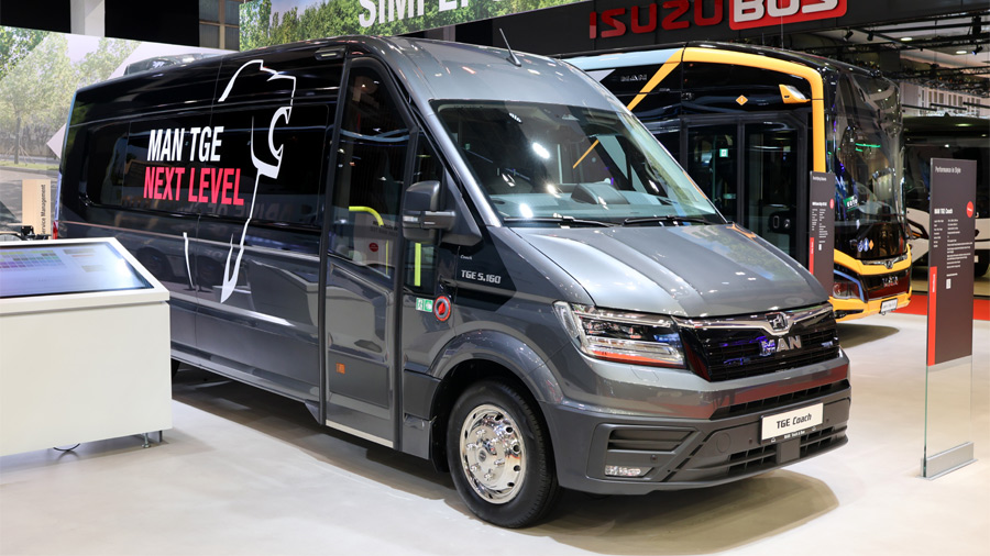 MAN TGE sur le stand