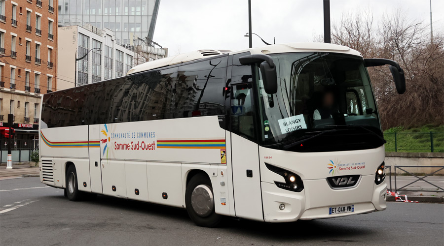 Autocar de la communauté de communes Somme Sud-Ouest
